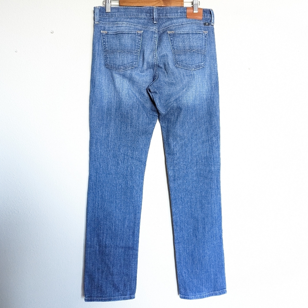 Lucky brand medium wash denim straight leg jeans size 10/30 - Picture 4 of 9